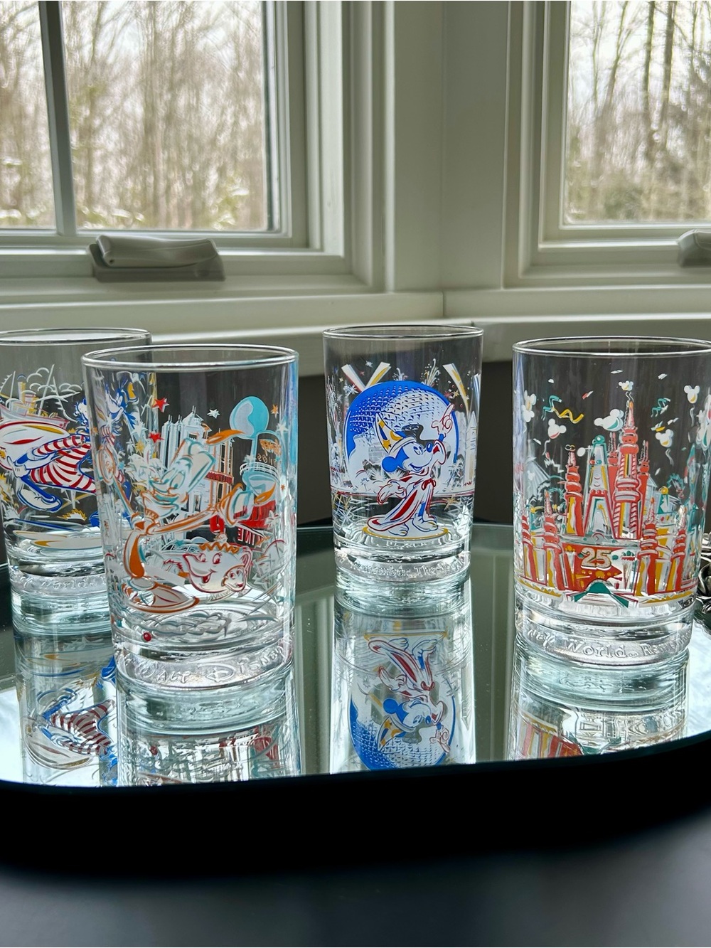 1996 McDonald’s Walt Disney World’s 25th Anniversary Remember the Magic Glasses